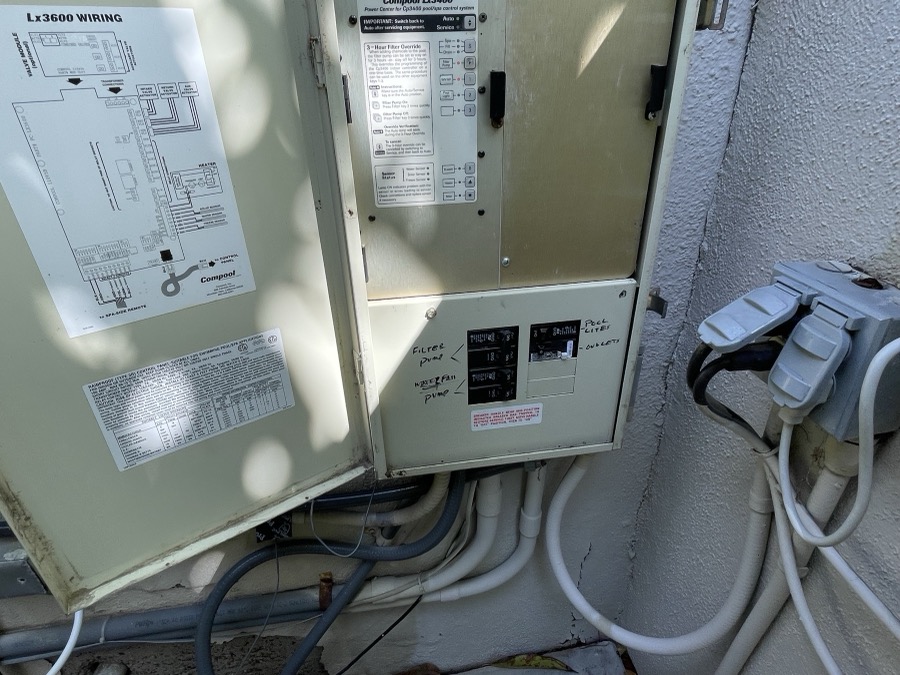 Pool automation control panel repair